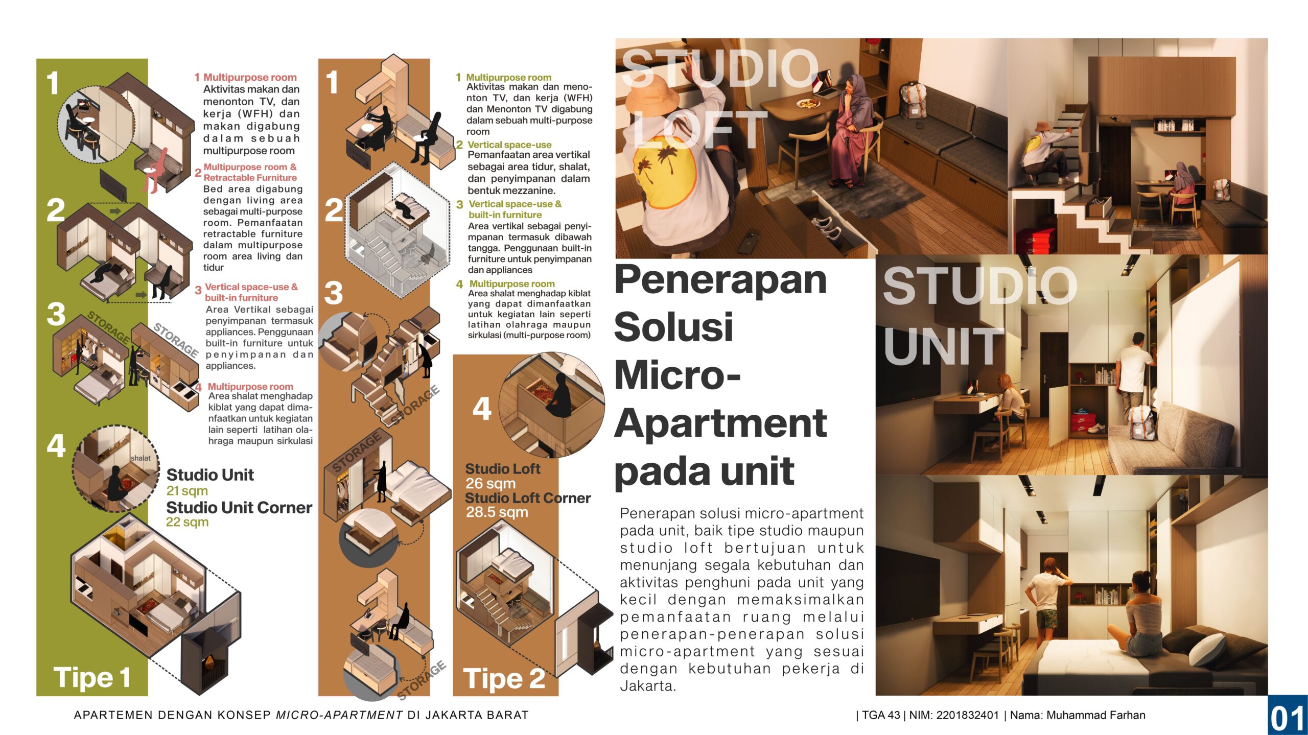 Apartemen dengan Konsep Micro-Apartment di Jakarta Barat