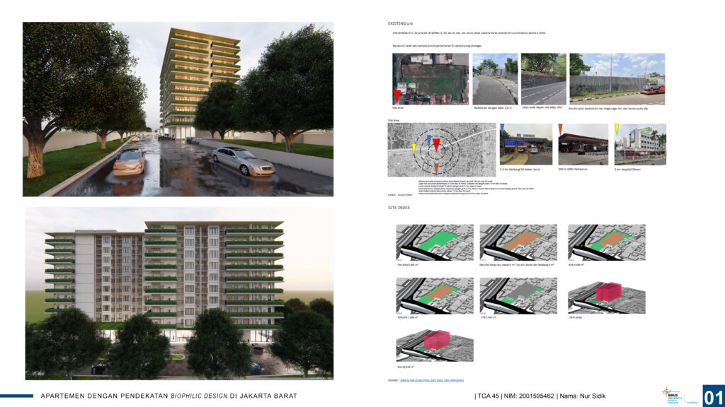 Apartemen Dengan Pendekatan Biophilic Design di Jakarta Barat