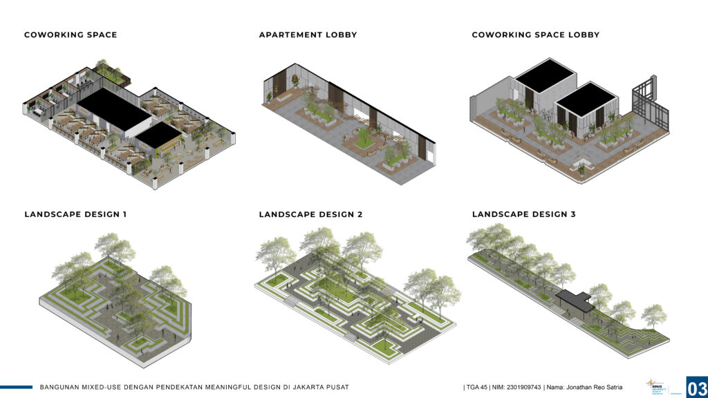 Bangunan Mixed-Use dengan Pendekatan Meaningful Design di Jakarta Pusat