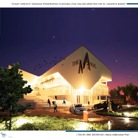 Pusat Kreatif dengan Penerapan Fleksibilitas dalam Arsitektur di Jakarta Barat
