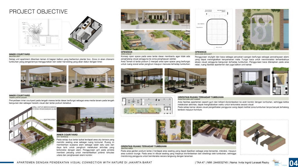 Apartemen dengan Pendekatan Visual Connection With Nature