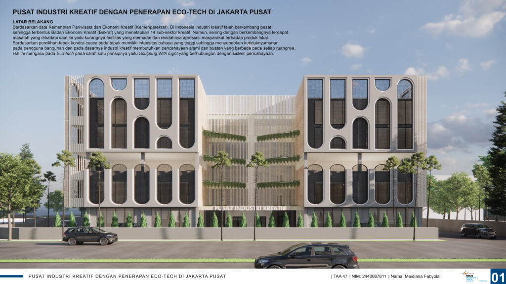 Pusat Industri Kreatif dengan Penerapan Eco-tech di Jakarta Pusat