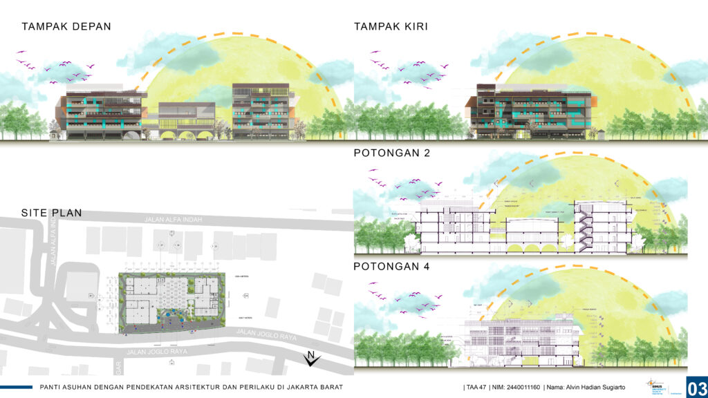 Panti Asuhan Dengan Pendekatan Arsitektur Dan Perilaku Di Jakarta Barat