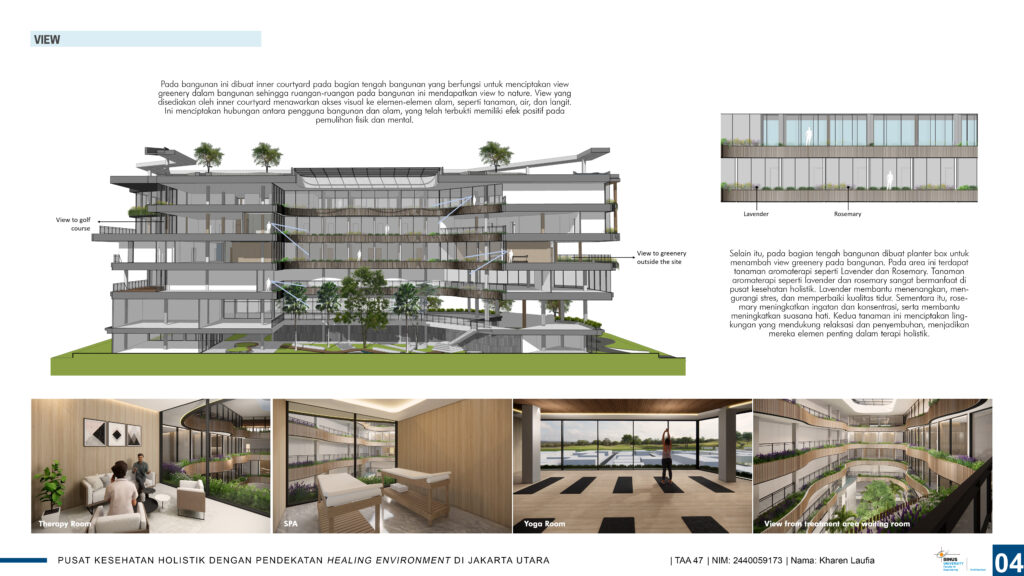 Pusat Kesehatan Holistik dengan Pendekatan Healing Environment di Jakarta Utara
