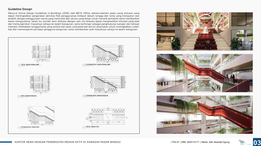 Kantor Sewa dengan Pendekatan Desain Aktif di Kawasan Pasar Minggu