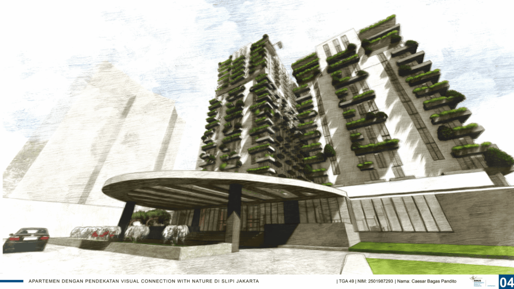 Apartemen Dengan Pendekatan Visual Connection With Nature di Slipi Jakarta