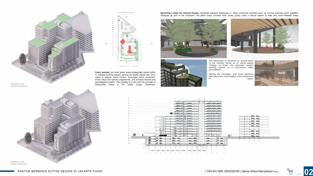 Kantor Berbasis Active Design Di Jakart Pusat