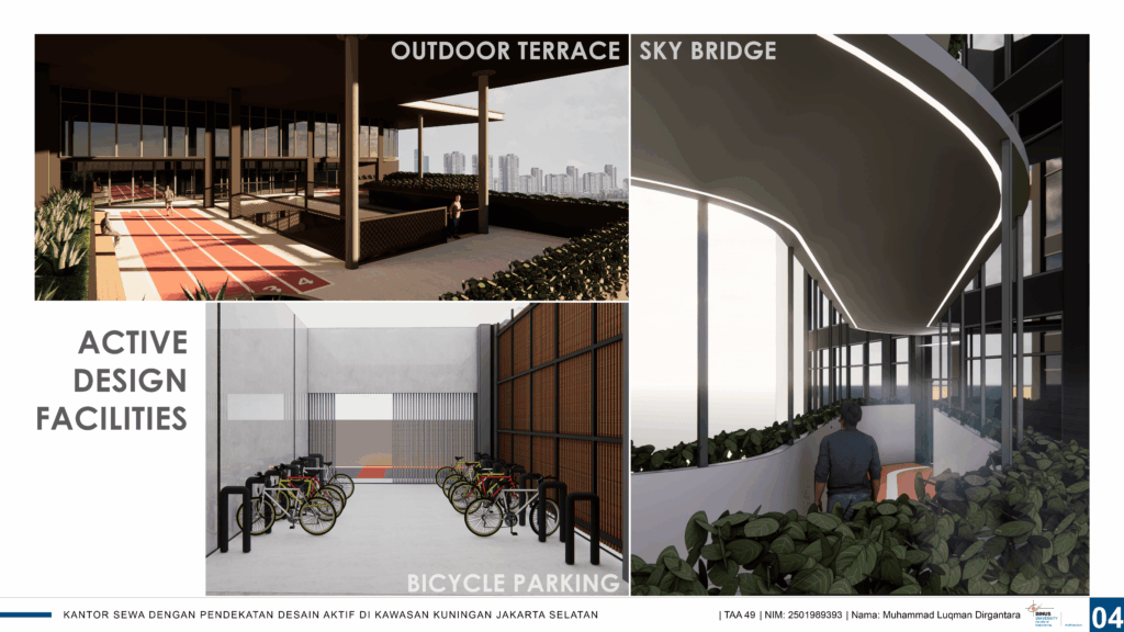 Kantor Sewa dengan Pendekatan Desain Aktif di Kawasan Kuningan Jakarta Selatan