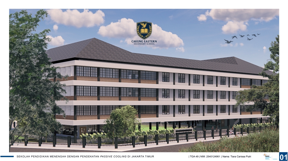 Sekolah Pendidikan Menengah Dengan Pendekatan Passive Cooling Di Jakarta Timur