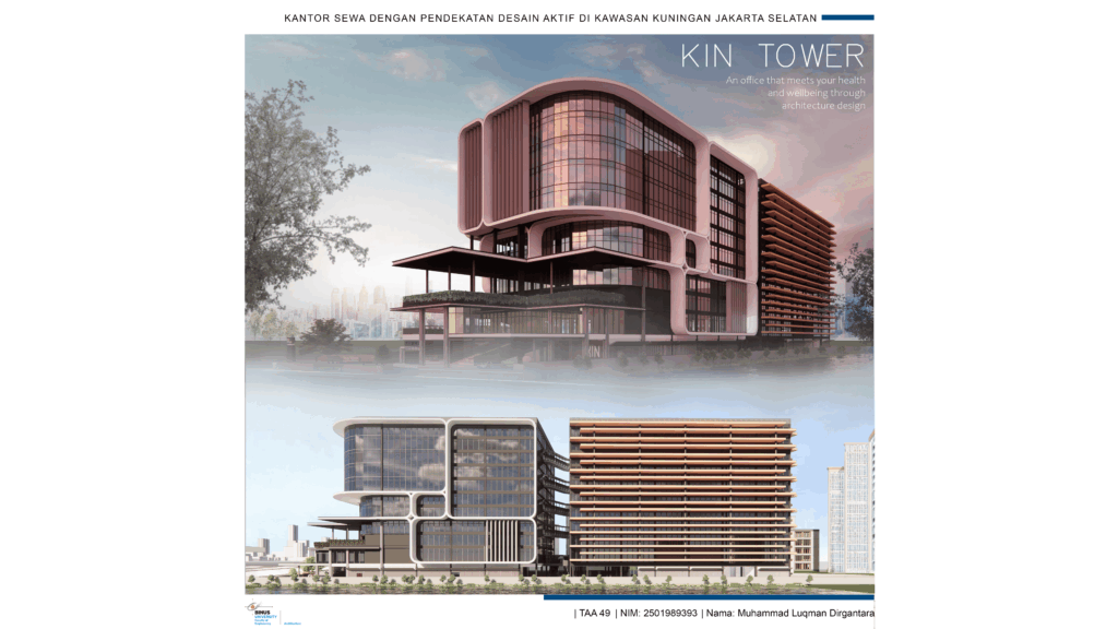 Kantor Sewa dengan Pendekatan Desain Aktif di Kawasan Kuningan Jakarta Selatan