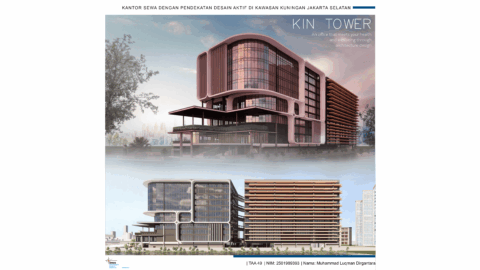 Kantor Sewa dengan Pendekatan Desain Aktif di Kawasan Kuningan Jakarta Selatan