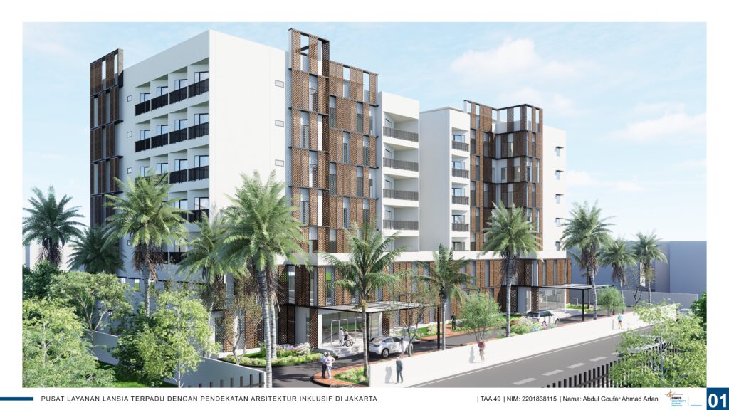Pusat Layanan Lansia Terpadu Dengan Pendekatan Arsitektur Inklusif Di Jakarta