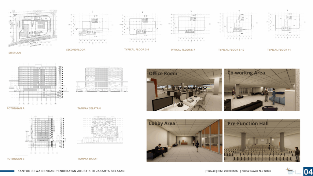 Kantor Sewa Dengan Pendekatan Akustik Di Jakarta Selatan
