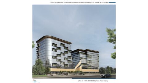 Kantor dengan Pendekatan Healing Environment di Jakarta Selatan