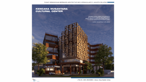 Pusat Kebudayaan Berbasis Arsitektur Neo Vernakular di Jakarta Selatan