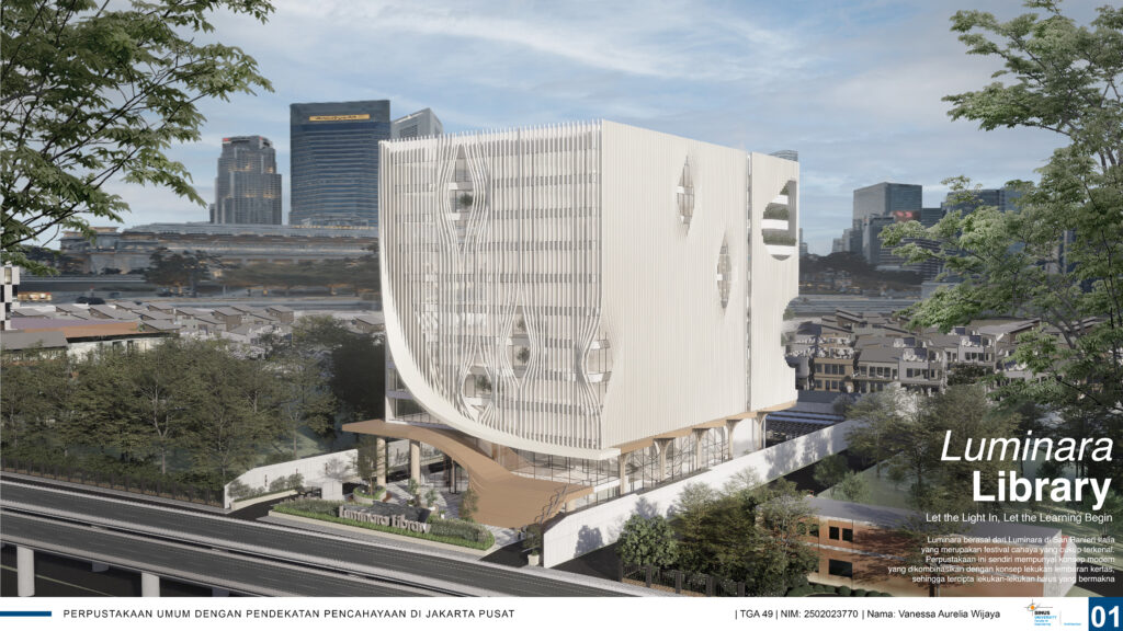 Perpustakaan Umum Dengan Pendekatan Pencahayaan di Jakarta Pusat