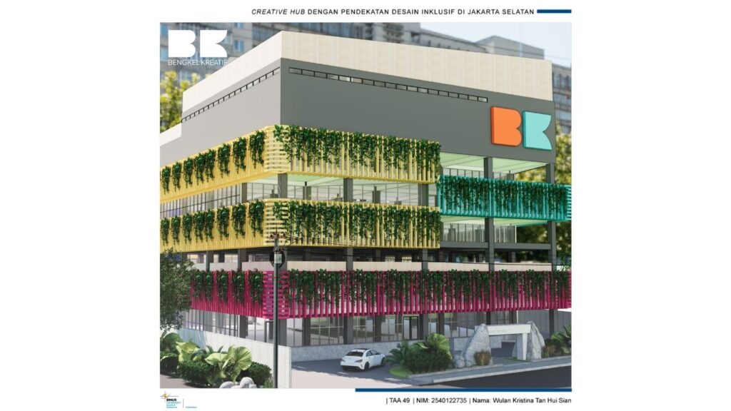 Creative Hub dengan Pendekatan Desain Inklusif di Jakarta Selatan