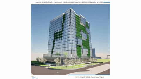Kantor Sewa Dengan Penekatan Visual Connection With Nature Di Jakarta Selatan