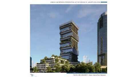 Urban Hub dengan Pendekatan Active Design di Jakarta Selatan